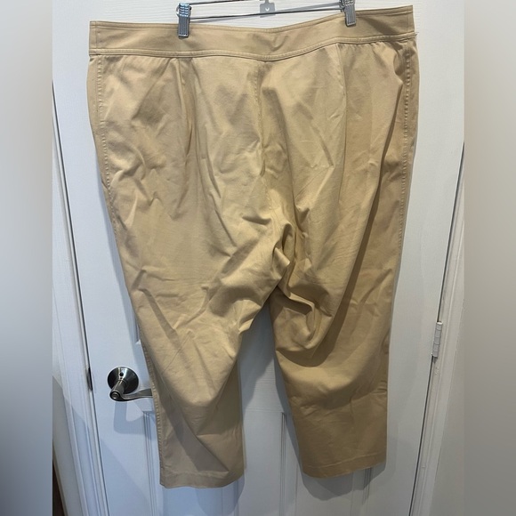 Lauren Ralph Lauren Cropped Dress Pants 20W Straight Leg Stretch Comfort Casual - Picture 5 of 7